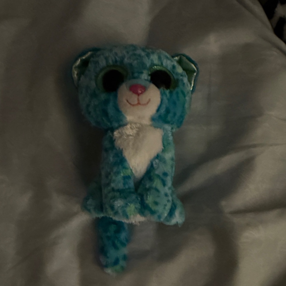 Ty Blue and White Stuffed Animal